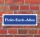 Schild im Straßenschild-Design "Fickt-Euch-Allee" 30 x10 cm Alu-Verbund