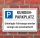 Schild Kundenparkplatz Privatparkplatz Parkverbot zerlegen 3 mm Alu-Verbund