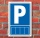 Schild Parkordnung Gerade Parkplatz Privatparkplatz Hochkant 3 mm Alu-Verbund 300 x 200 mm