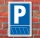 Schild Parkordnung Links Parkplatz Privatparkplatz Hochkant 3 mm Alu-Verbund 300 x 200 mm