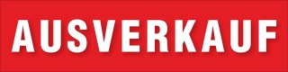 PVC Werbebanner Banner Plane Sale Ausverkauf Sonderangebote Rabatt mit Ösen