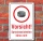 Schild Vorsicht Feind Sprachassistenten hören mit Hinweisschild 3 mm Alu-Verbund