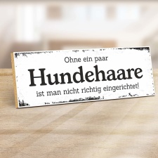 Vintage Shabby Holzschild "Ohne ein paar...