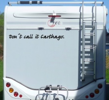 Aufkleber Dont call it Carthago Wohnmobil Wohnwagen...