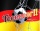 PVC Werbebanner Banner Plane Fußball Tor Deutschland, Ösen