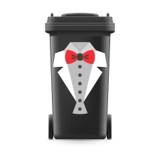 Mülltonnenaufkleber Mülltonne Mülleimer...