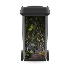 Mülltonnenaufkleber Mülltonne Mülleimer...