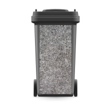 Mülltonnenaufkleber Mülltonne Mülleimer...