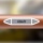 Rohrleitungskennzeichnung Aufkleber Etikett Abluft DIN 2403 Luft - 75 x 15 mm / 100 Stück