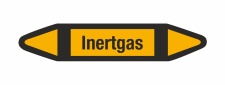 Rohrleitungskennzeichnung Aufkleber Inertgas DIN 2403...