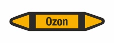 Rohrleitungskennzeichnung Aufkleber Ozon DIN 2403...