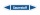 Rohrleitungskennzeichnung Aufkleber Etikett Sauerstoff DIN 2403 Sauerstoff - 180 x 36 mm / 10 Stück
