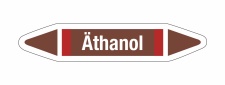 Rohrleitungskennzeichnung Aufkleber Äthanol DIN 2403...