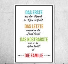 Vintage Shabby Holzschild Das erste was der Mensch...