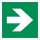 21. Pfeil 90° - Schild 200 x 200 mm