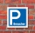 Schild Parkplatz Besucher Hinweisschild Parkplatzschild 200 x 200 mm