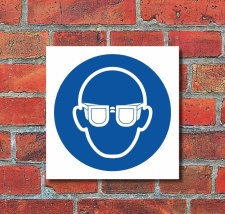 Schild Augenschutz benutzen Gebotsschild Hinweisschild...