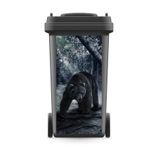 Mülltonnenaufkleber Mülltonne Mülleimer...