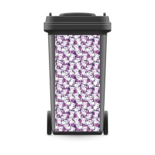 Mülltonnenaufkleber Mülltonne Mülleimer...