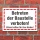 Schild Betreten der Baustelle verboten Eltern haften Hinweis 3 mm Alu-Verbund