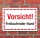 Schild Vorsicht freilaufender Hund Hinweisschild 3 mm Alu-Verbund 300 x 200 mm