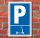 Schild Parkplatz Stellplatz E Scooter Tretroller Hinweisschild 3 mm Alu-Verbund - 450 x 300 mm