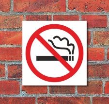 Schild Rauchen verboten Zigarette Vape Türschild...
