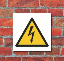 Schild Warnung Hochspannung Lebensgefahr Warnschild 400 x...