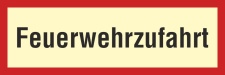 Feuerwehrzufahrt - 3 mm Alu-Verbund Schild