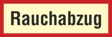 Rauchabzug - 3 mm Alu-Verbund Schild