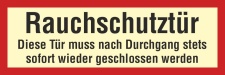 Rauschutztür geschlossen- 3 mm Alu-Verbund Schild