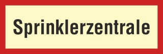 Sprinklerzentrale - Aufkleber