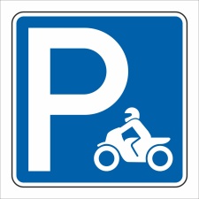 Schild Parkplatz Motorräder Motorrad Hinweisschild...