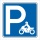 Schild Parkplatz Motorräder Motorrad Hinweisschild Parkplatzschild 400 x 400 mm
