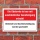 Schild Obsternte nur mit Genehmigung erlaubt Hinweisschild 3 mm Alu-Verbund