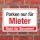 Schild Parken nur für Mieter Nicht für Besucher Hinweisschild 3 mm Alu-Verbund 600 x 400 mm
