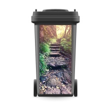 Mülltonnenaufkleber Mülltonne Mülleimer...