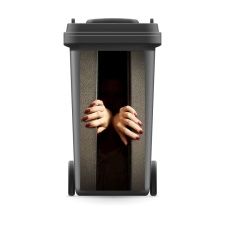 Mülltonnenaufkleber Mülleimer Abfalltonne...