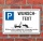 Schild Parkplatz Ihr Text Wunschtext 3 mm Alu-Verbund 600 x 400 mm