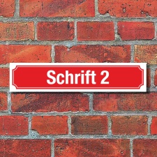 Straßenschild Hausnummer Schild nach Wunsch...