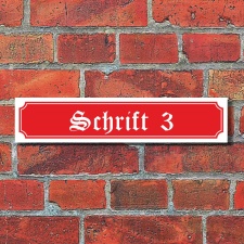 Straßenschild Hausnummer Schild nach Wunsch...