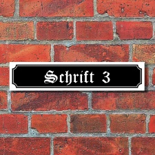 Straßenschild Hausnummer Schild nach Wunsch...