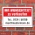 Schild Zu verkaufen Wunschtext Vermieten Haus Angebot wetterfest 3mm Alu-Verbund