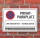 Schild Privatparkplatz Parkverbot Wunschtext Ihr Text Kennzeichen 3 mm Alu-Verbund 300 x 200 mm