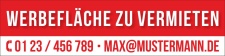 PVC Werbebanner Banner Plane Werbefläche zu...