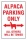 Schild American Style Deko Alpaka Alpaca parking Parkverbot 3 mm Alu-Verbund