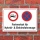 Schild Parkverbot Hybrid Elektro Elektrofahrzeuge verboten 3 mm Alu-Verbund Querformat 300 x 200 mm