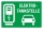Schild Elektrotankstelle Ladestation E-Auto Elektroauto aufladen grün 3 mm Alu-Verbund