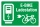 Schild E-Bike Ladestation Elektrofahrrad aufladen grün 3 mm Alu-Verbund 300 x 200 mm