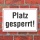Schild Sportplatz Platz gesperrt Sportplatz gesperrt Hinweisschild 3 mm Alu-Verbund